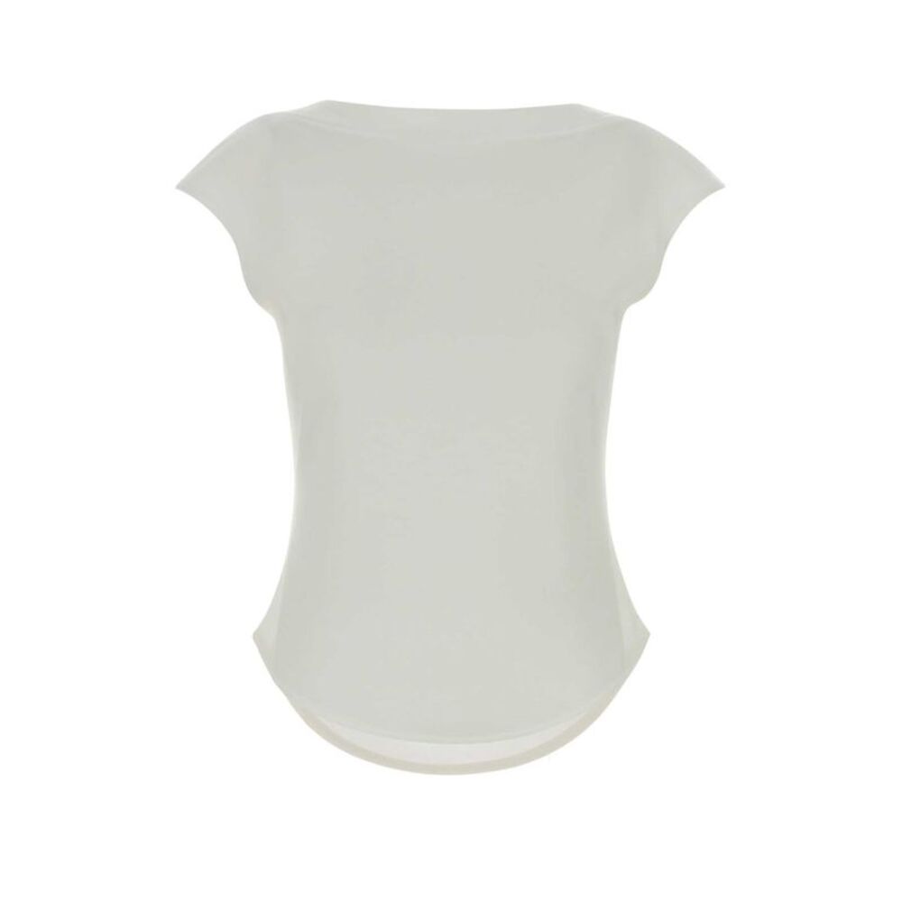 Alaia Women White Cotton Blend Top